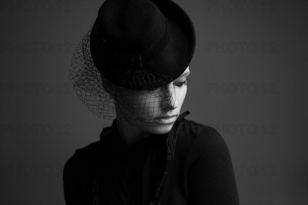 Woman wearing a hat