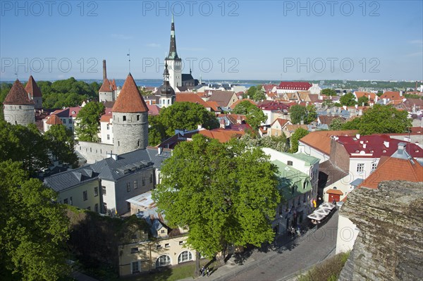 View from Toompea Hill to the Lower Town