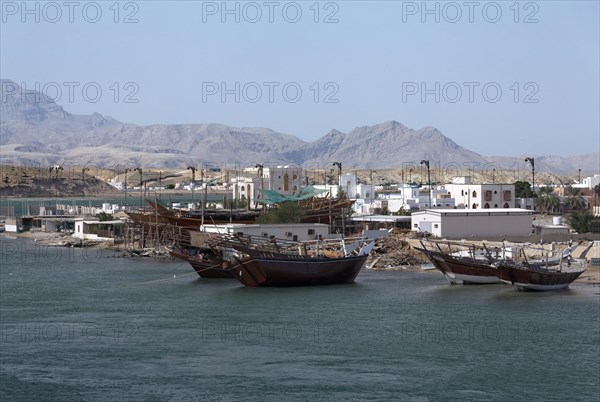 Shipyard for the repair of old dhow-ships