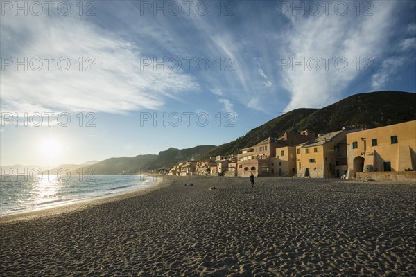 Typical houses on the beach