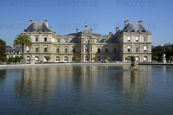 The Luxembourg Palace in the Jardin du Luxembourg