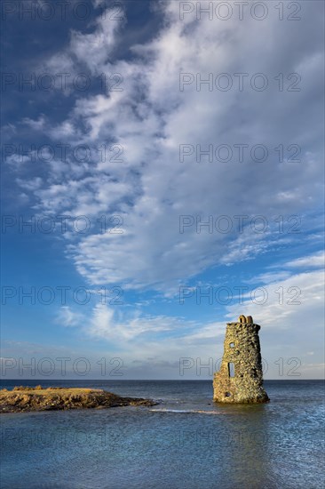 Genoese watchtower along the Customs Officers' Trail