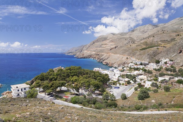 View of Hora Sfakion or Sfakia