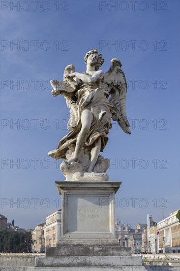 Bernini statue on Ponte Sant'Angelo bridge