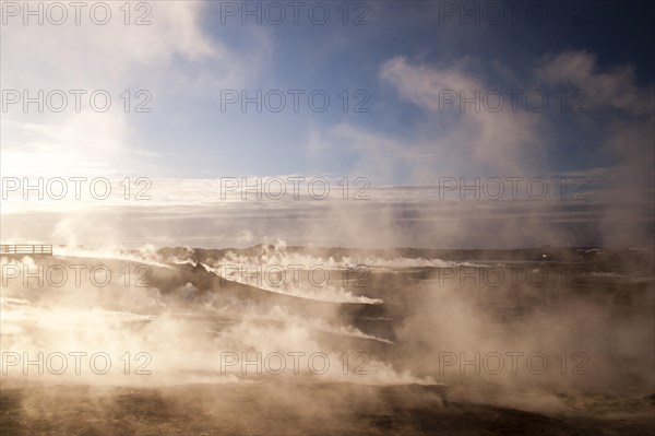 High-temperature geothermal area of Gunnuhver