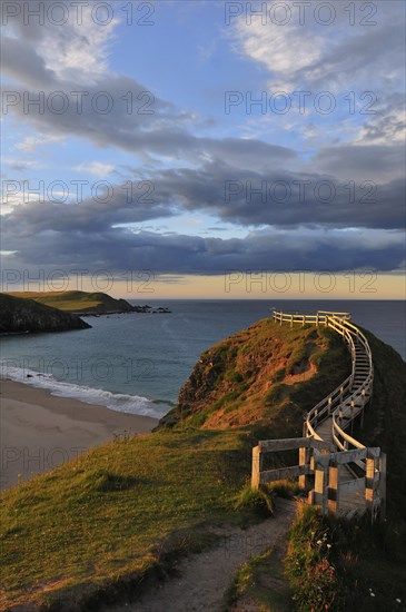 Viewpoint overlooking the beach of Sango Bay