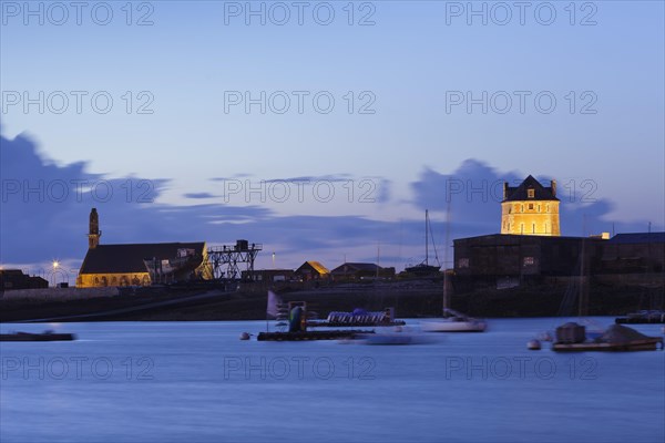 Port of Camaret-sur-Mer with Tour Vauban and the Chapel Notre-Dame de Rocamadour