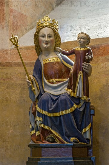 Madonna sculpture