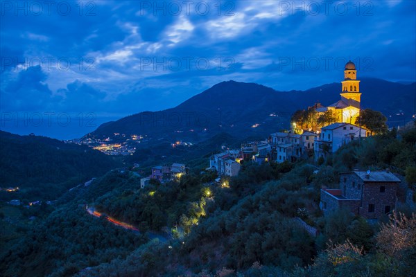 Townscape Legnaro at dusk