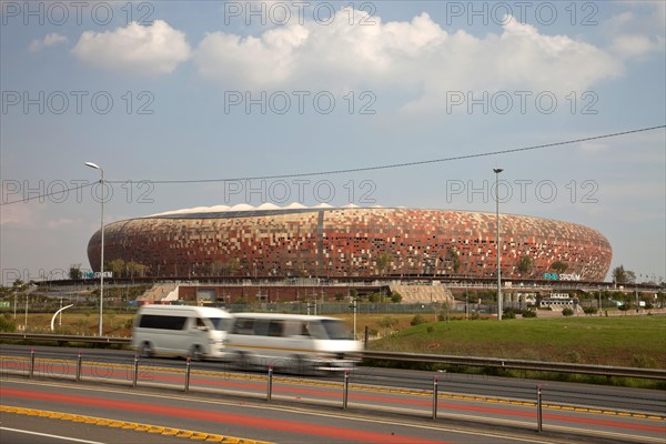 FNB Stadium or Soccer City in Johannesburg