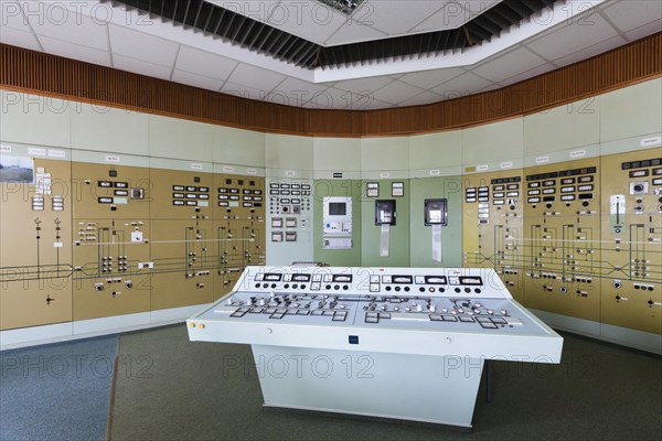 Old disused control room in the Transmission Control Center