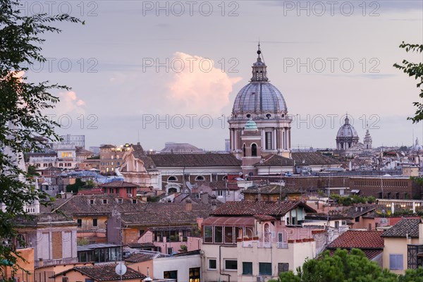 View from the Pincio of the dome of the Church of Santi Ambrogio e Carlo