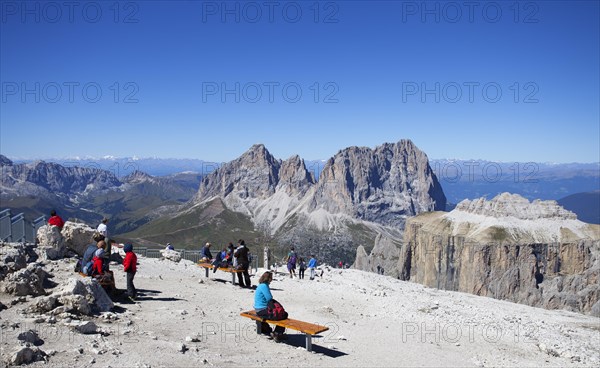 Sass Pordoi Mountain