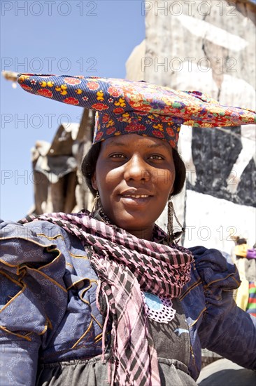 Herero woman with typical headdress