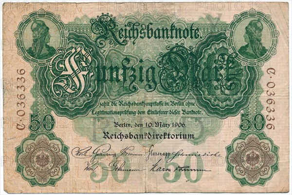 Old banknote