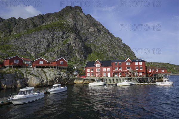 Motor boats at the Lofoten Stockfish Museum