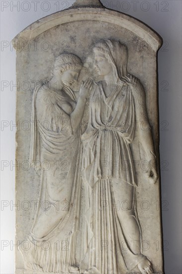 Grave stele of Timarista and Crito
