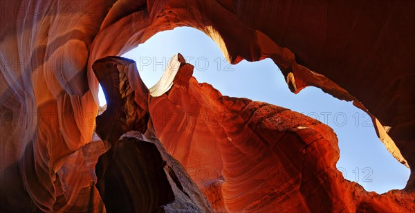 Yellow-red sandstone formations