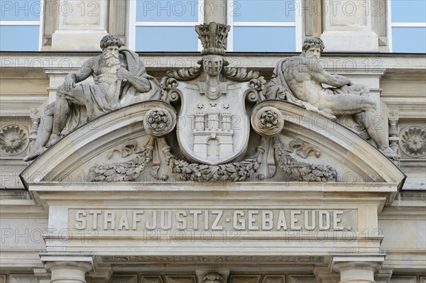 Portal of the Strafjustizgebaude or Criminal Justice building