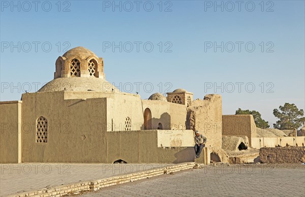 Adobe brick buildings on the central square