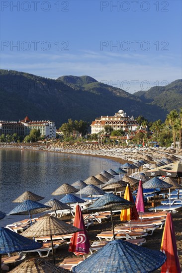 Beach by Icmeler in the morning