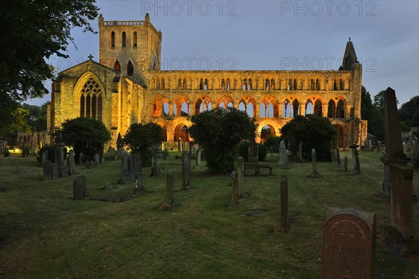 The ruins of Jedburgh Abbey