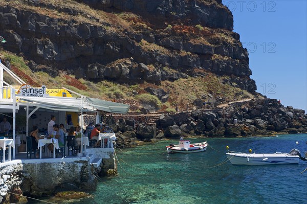 Taverna with harbour