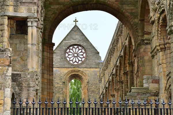 The ruins of Jedburgh Abbey