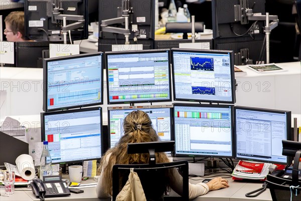 Trading floor of the Frankfurt Stock Exchange