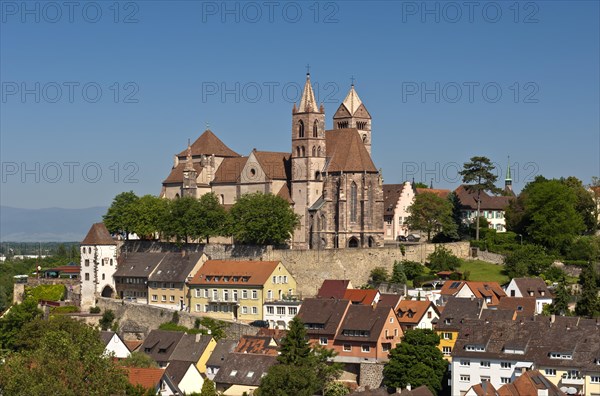 View from Eckartsberg over the historic town centre with St. Stephan's Cathedral