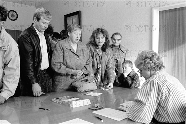 East German citizens travelling