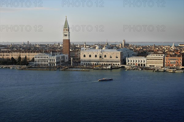 View from the Church of San Giorgio Maggiore across the Canale della Giudecca towards Doge's Palace