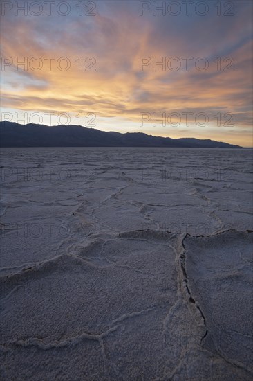 Salt crusts at the Badwater Basin