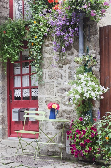 House with flowers