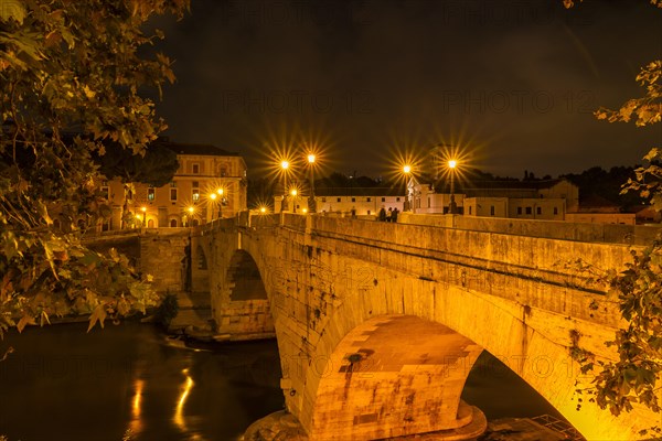 Ponte Cestius connecting Trastevere with the Tiber island