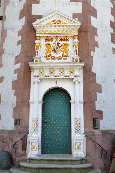 Coat of arms on the Alfeld city hall