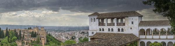 Generalife summer palace and the Alcazaba