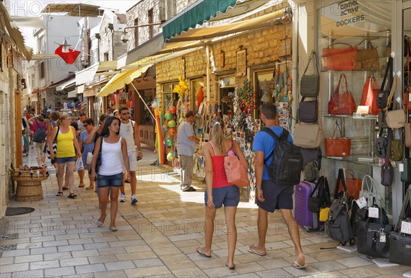 Shopping street in the old town