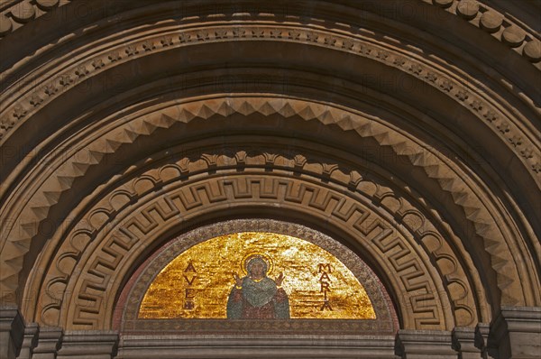 Tympanum of Eglise Royale Sainte-Marie