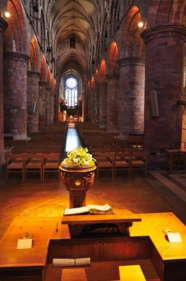 Interior of St Magnus Cathedral