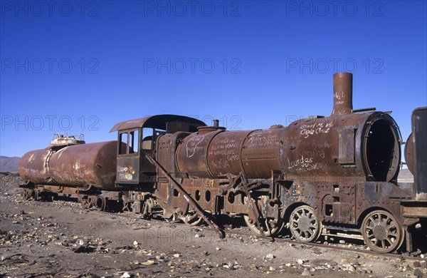 Rusty locomotive