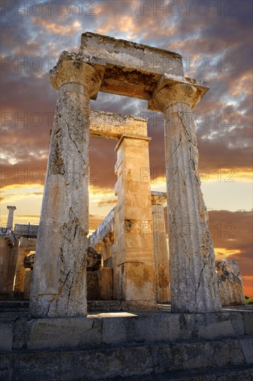 Ancient Doric columns