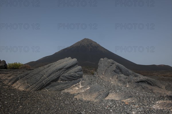 Volcanic rock and ash