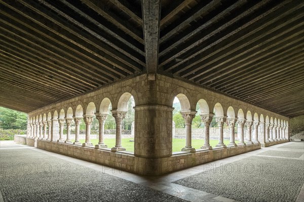 Benedictine cloisters at Abbaye Saint-Michel de Cuxa