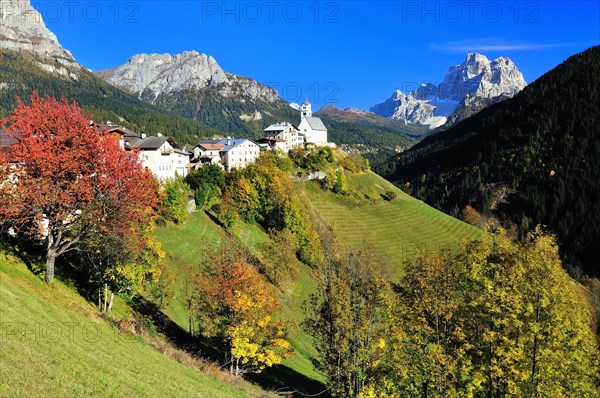 Colle Santa Lucia in the Val Fiorentina valley