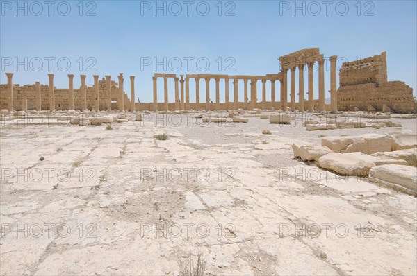 Temple of Bel in the ancient city of Palmyra