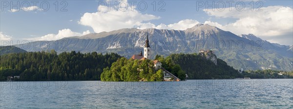 Bled island with St. Mary's Church