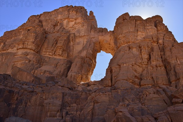 Natural window in Tamezguida or La Cathedrale