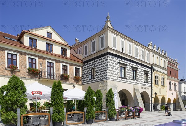 Town houses on the market square