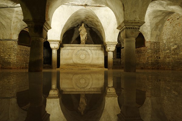 Flooded crypt of San Zaccaria church